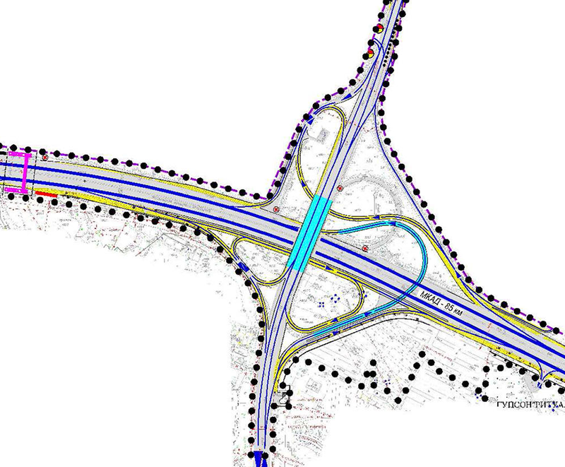Развязка мкад осташковское шоссе схема